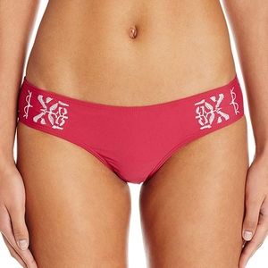 MINKPINK Mandala Wonder Bikini Bottom, Berry